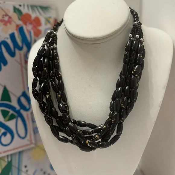 Minimal Necklace, Statement COLLAR, Thin Multilayered - Picture 10 of 11